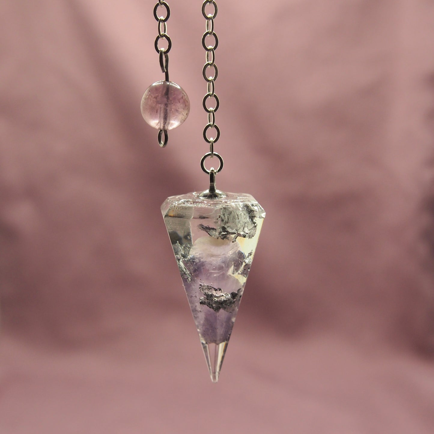 Long Clocks / Semi-Precious Stones in Resin