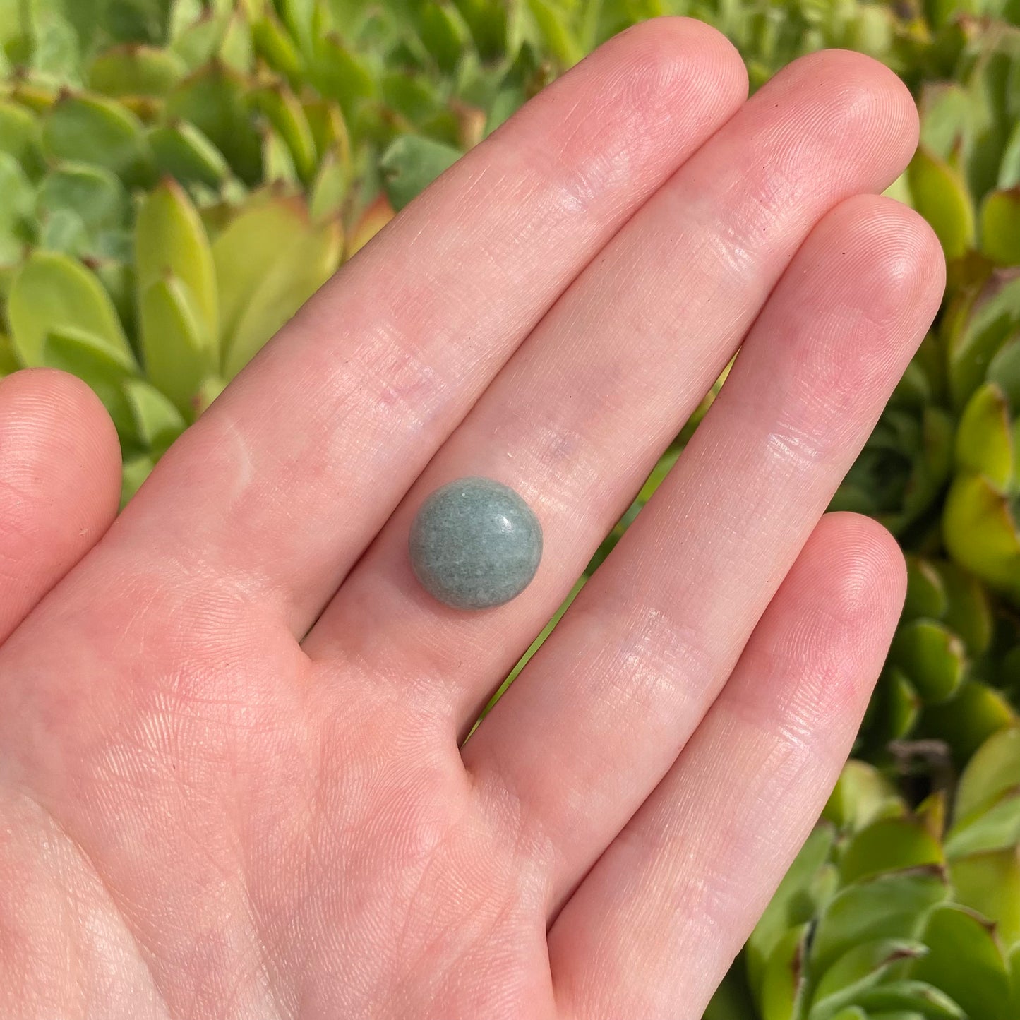 Cabochon Aventurine Verte – Rond 11,8 mm