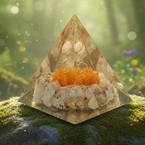 pyramide en resine epoxy | Énergie d’Amour et d’Harmonie