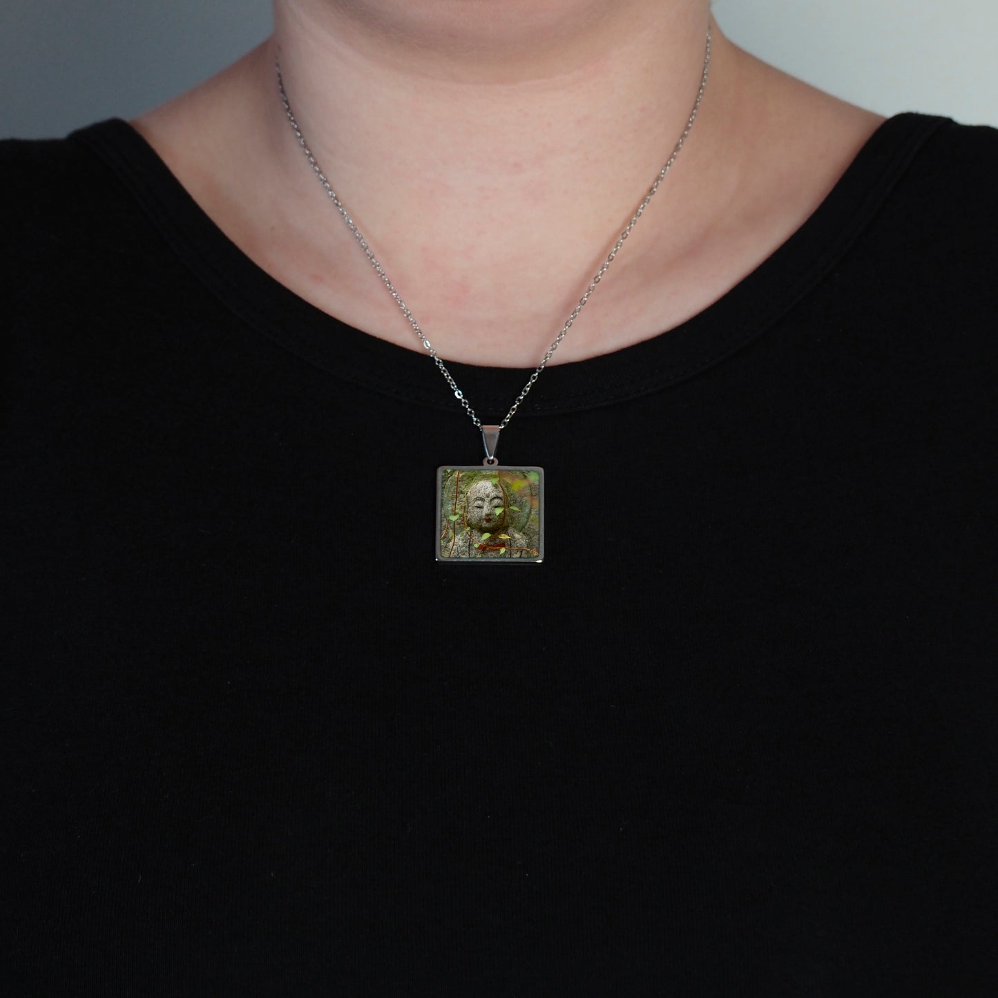 SMALL BUDDHA necklace 25mm