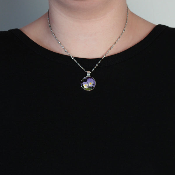 Collier COUPLE DE PENSÉES 18mm