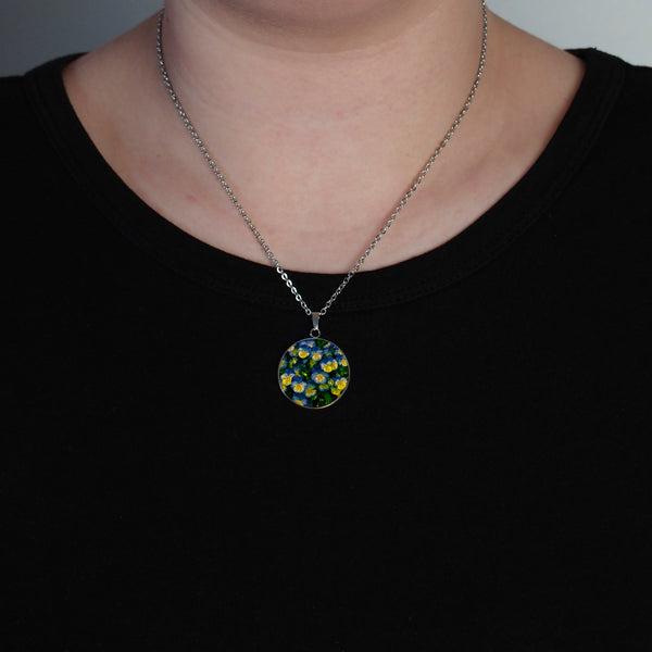 Collier PENSÉES 25mm