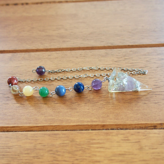 Pendule spirituel en pierre — Questions, réponses et intuition