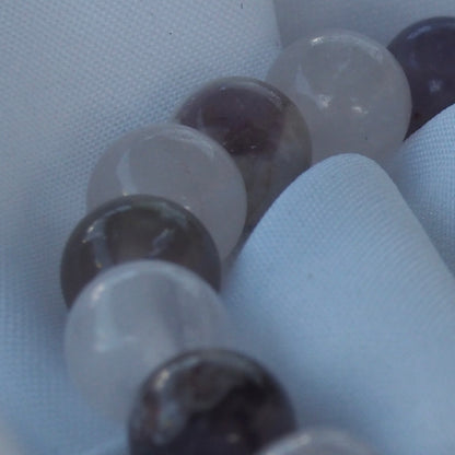 Bracelet quartz rose & améthyste — Amour de soi et apaisement