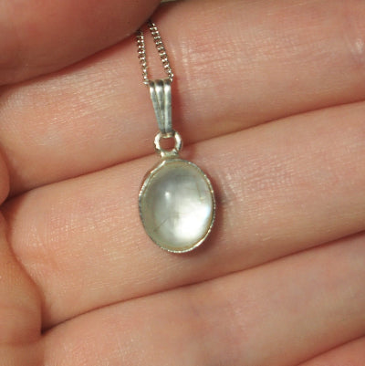 Collier quartz blanc & coquillage | argent sterling 925 | bijou artisanal mer | cadeau femme