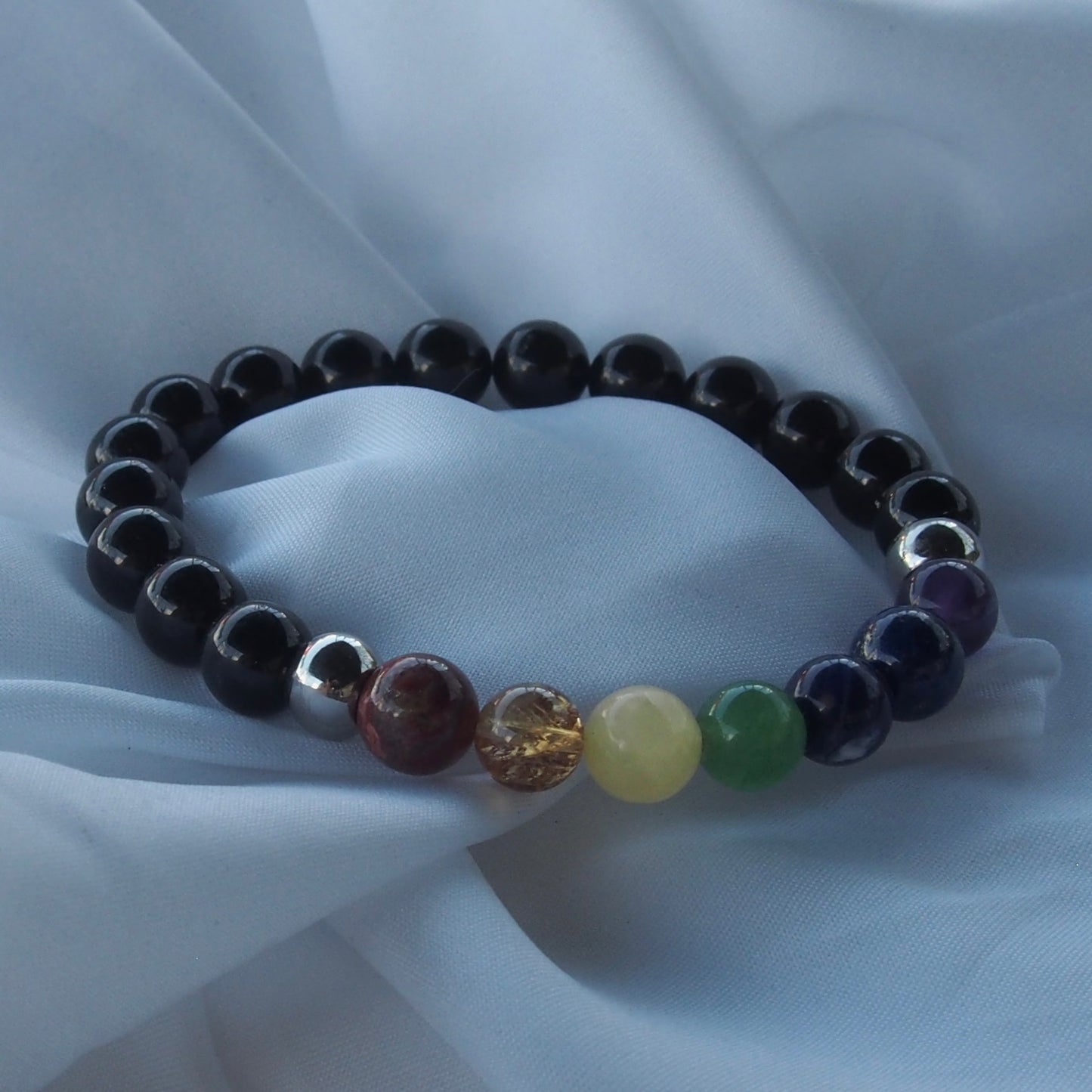 bracelet pierre naturelle | chakra en pierres naturelles avec tourmaline noire grand