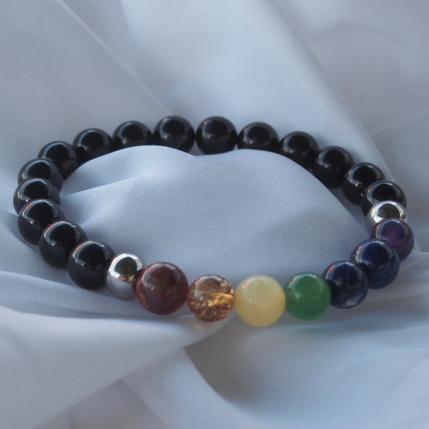 bracelet pierre naturelle | chakra en pierres naturelles avec tourmaline noire grand