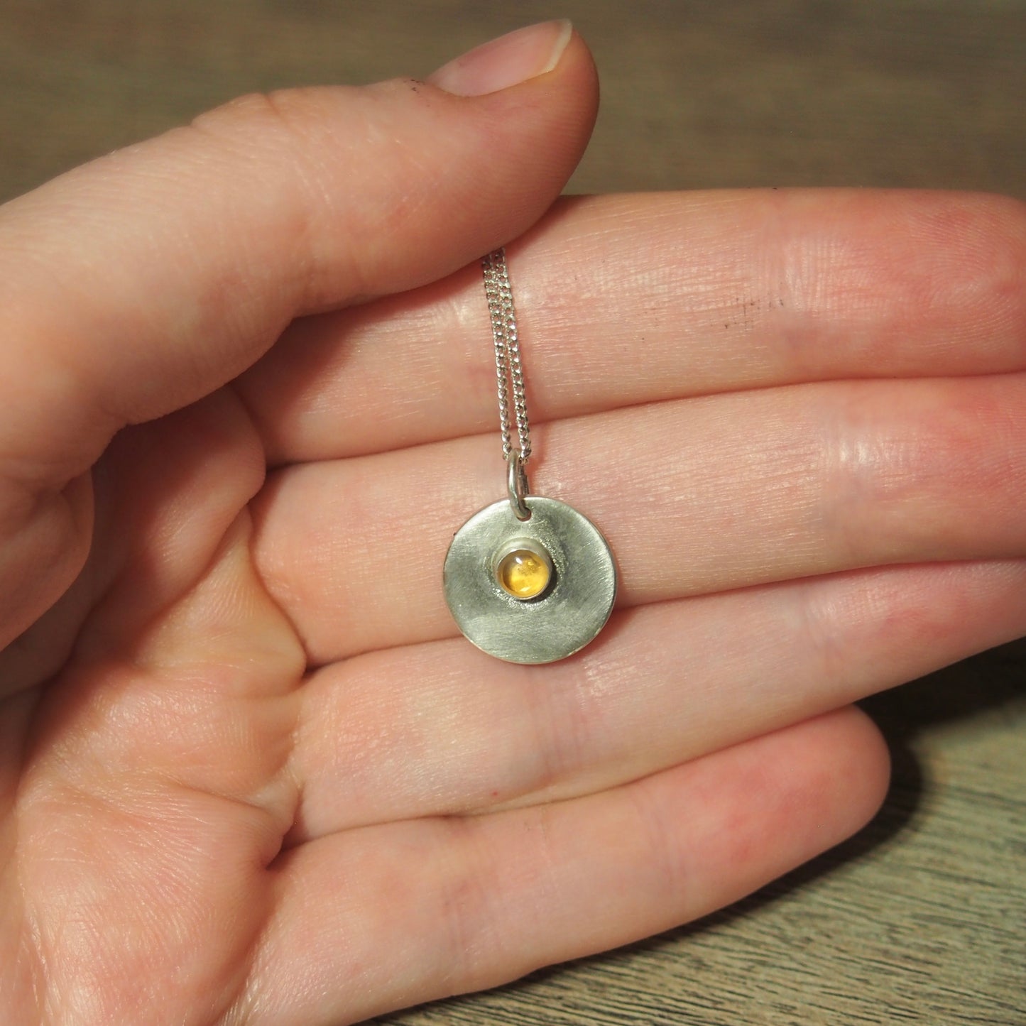 collier pierre naturelle | Pierre citrine