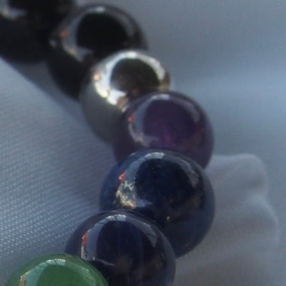 bracelet pierre naturelle | chakra en pierres naturelles avec tourmaline noire grand