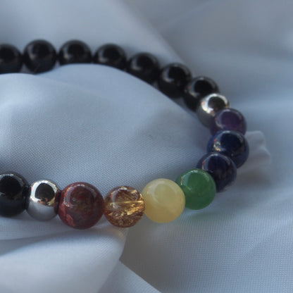 bracelet pierre naturelle | chakra en pierres naturelles avec tourmaline noire grand