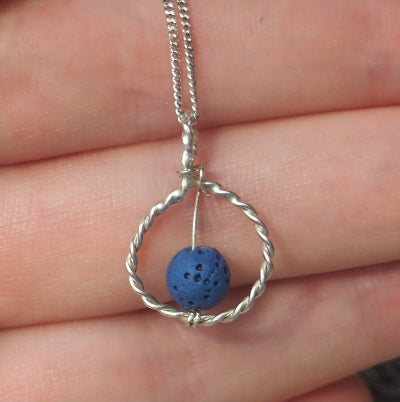 Pierre de Lave Bleue – Bijou Pierre Naturelle Fait Main | Lithothérapie