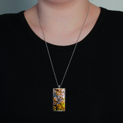 Collier ARBRES D'AUTOMNE 25mm x 50mm