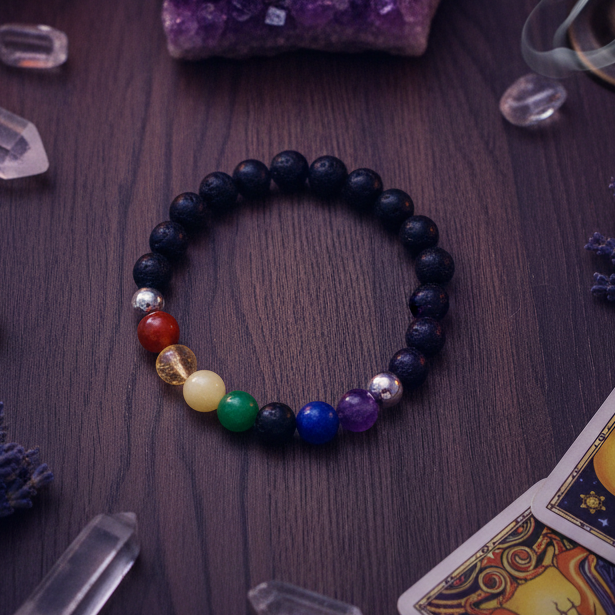 bracelet pierre naturelle | chakra en pierres naturelles avec tourmaline noire