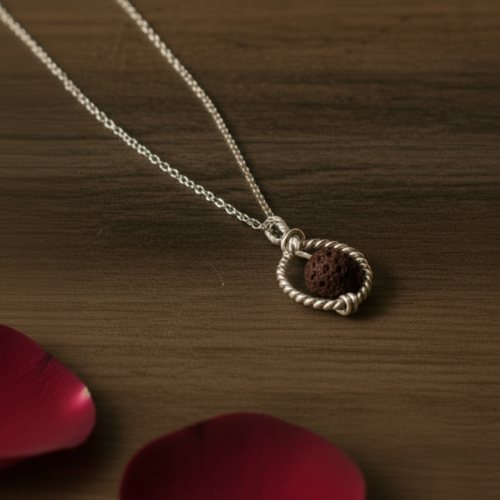 Collier pendentif spirale | pierre fine | argent sterling 925