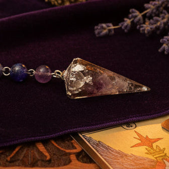 Long Clocks / Semi-Precious Stones in Resin