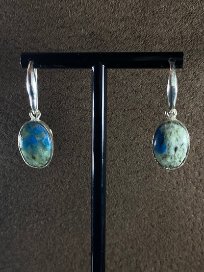 Boucle d'oreille K2 Jasper en Argent Sterling | Creationsjeanne