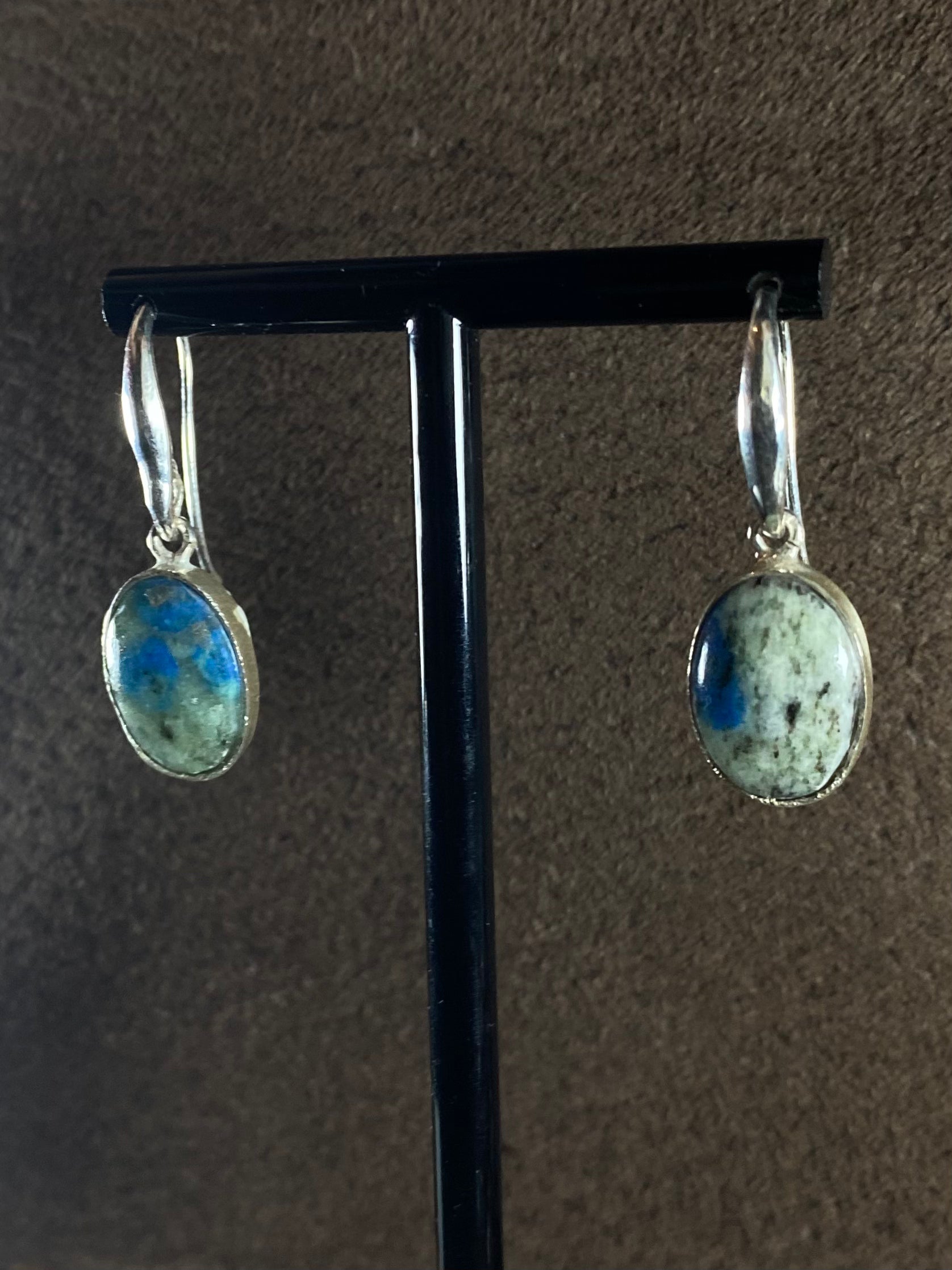 Boucle d'oreille K2 Jasper en Argent Sterling | Creationsjeanne
