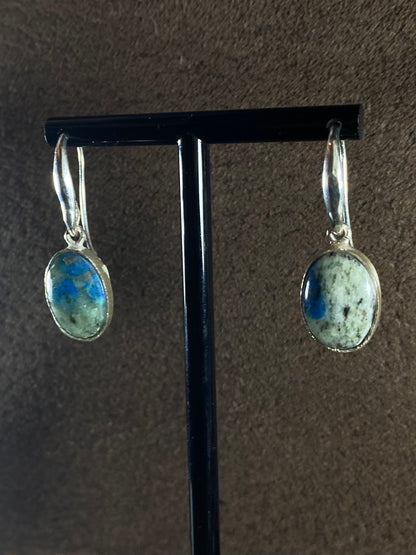 Boucle d'oreille K2 Jasper en Argent Sterling | Creationsjeanne