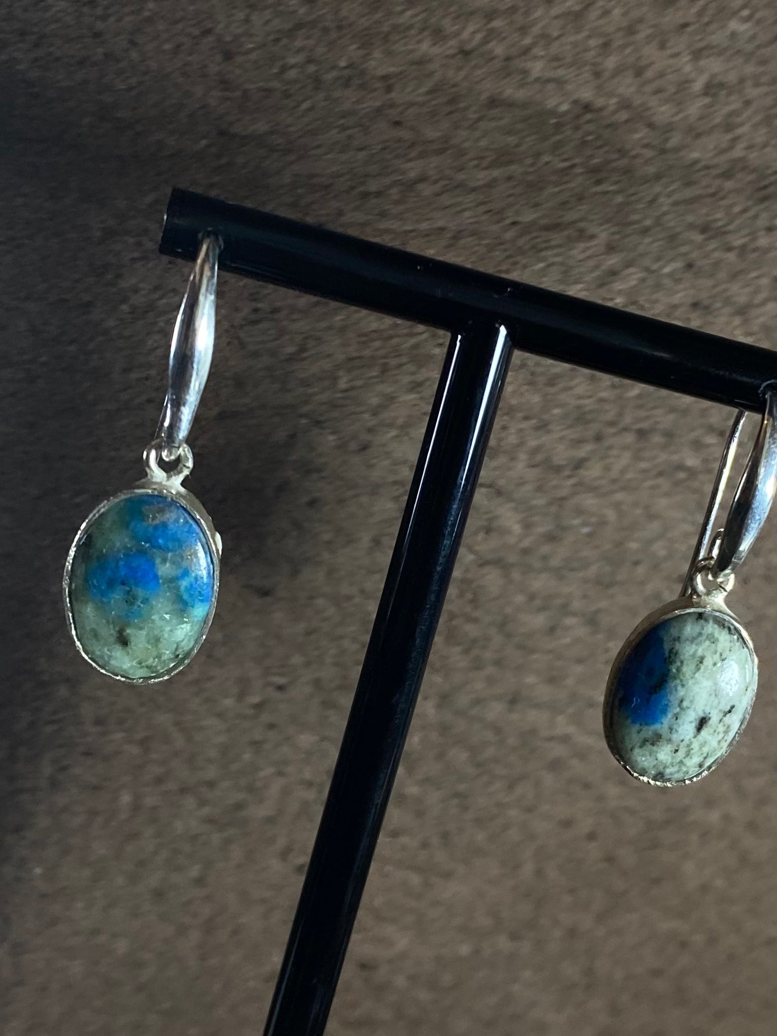 Boucle d'oreille K2 Jasper en Argent Sterling | Creationsjeanne