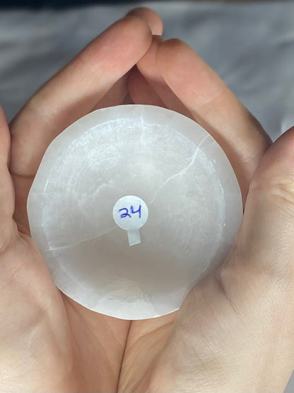 Bol de sélénite 6 cm – Purification et énergie positive | Creationsjeanne