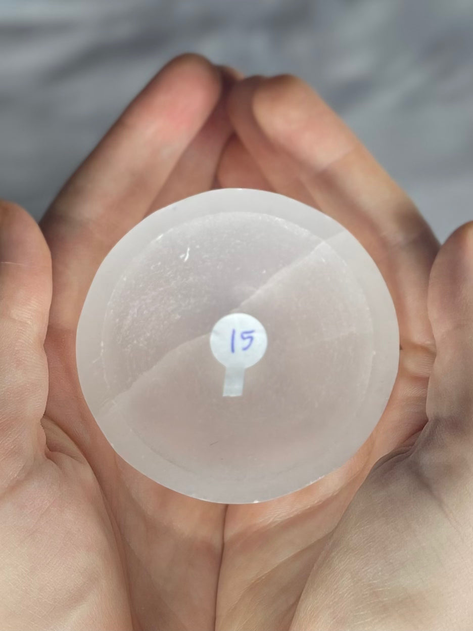Bol de sélénite 6 cm – Purification et énergie positive | Creationsjeanne