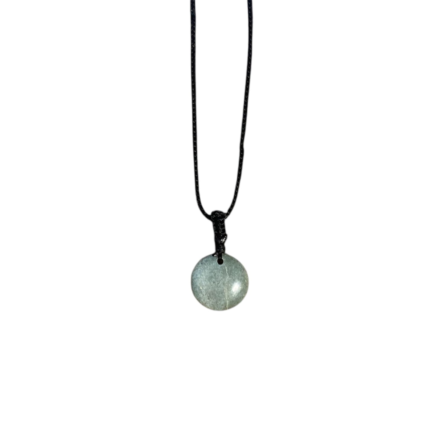 Collier Aventurine Verte – Pendentif Rond