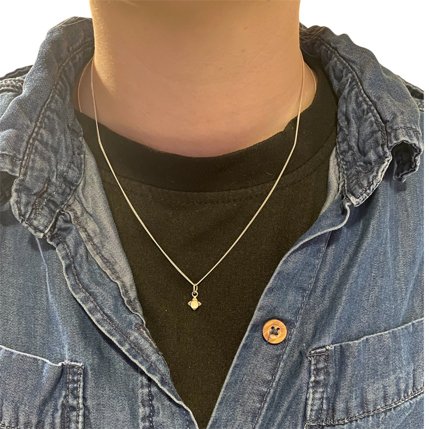 Collier pendentif – Petites fleurs en Argent Sterling