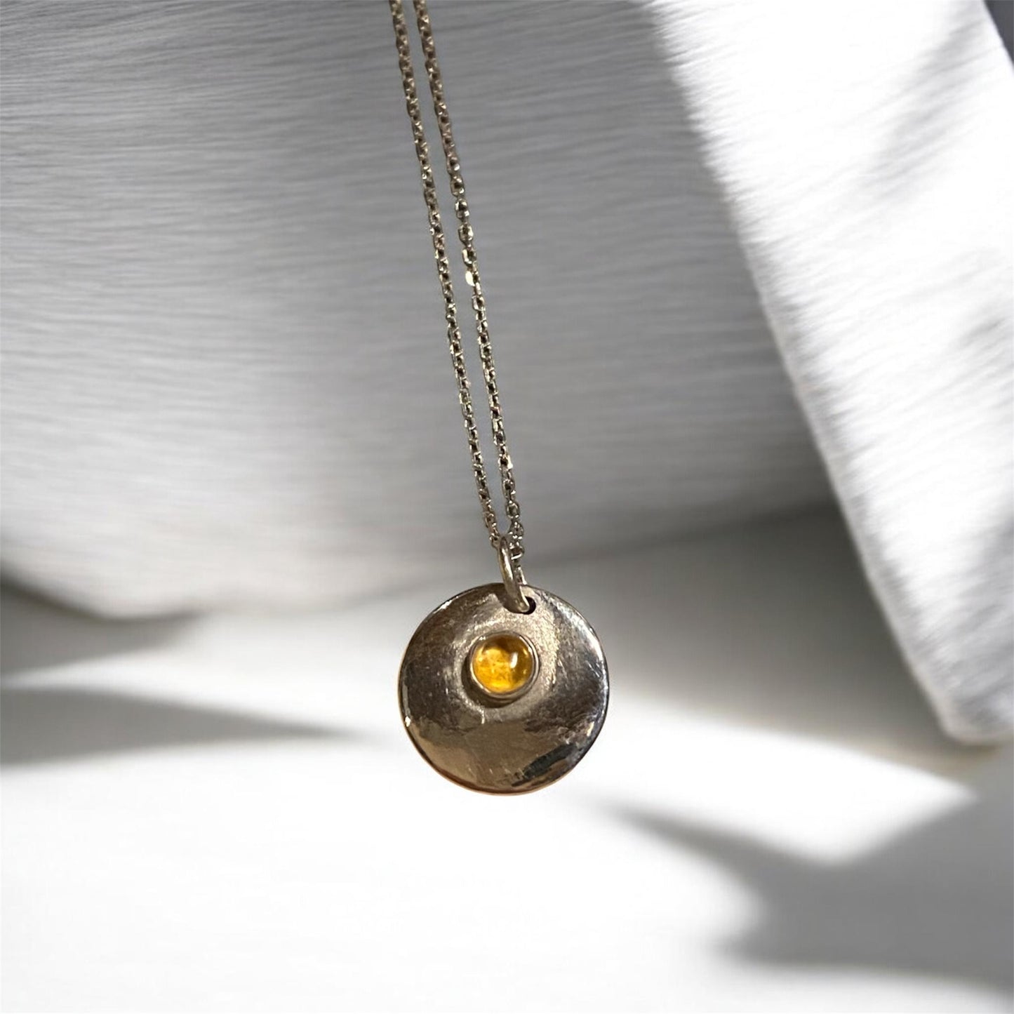 collier pierre naturelle | Pierre citrine