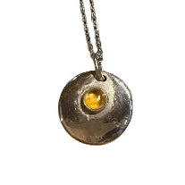 collier pierre naturelle | Pierre citrine