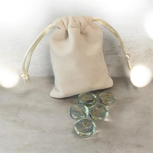 Les runes | Blanc transparent