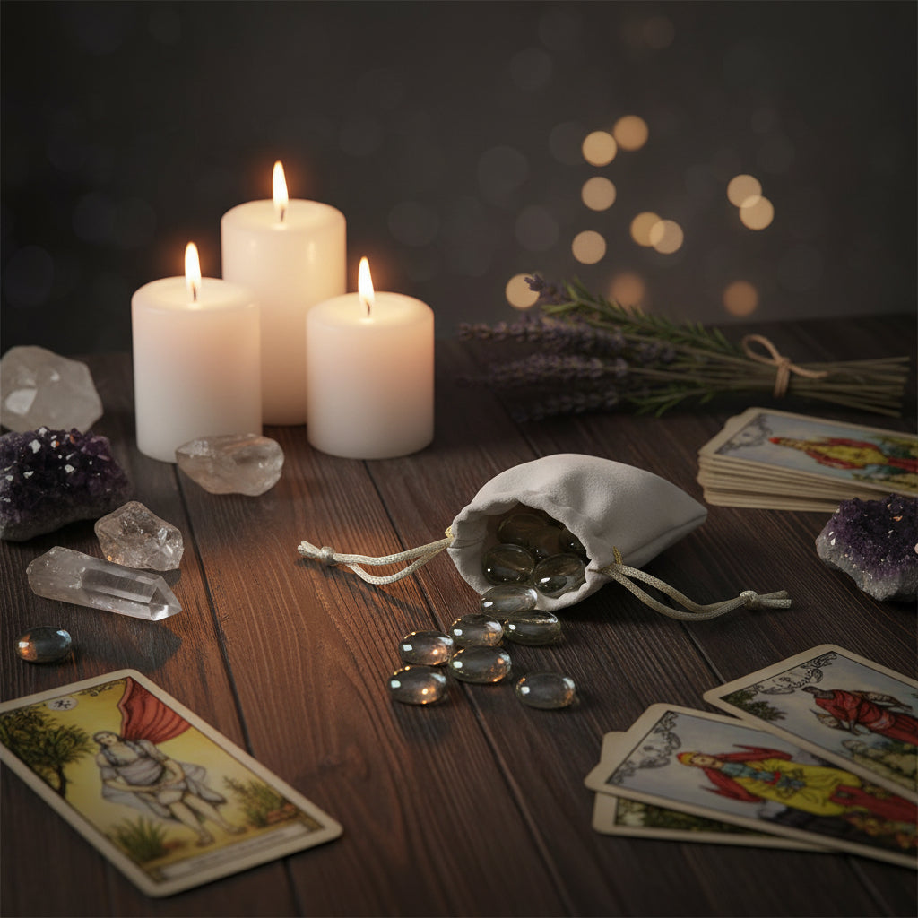 Les runes | Blanc transparent