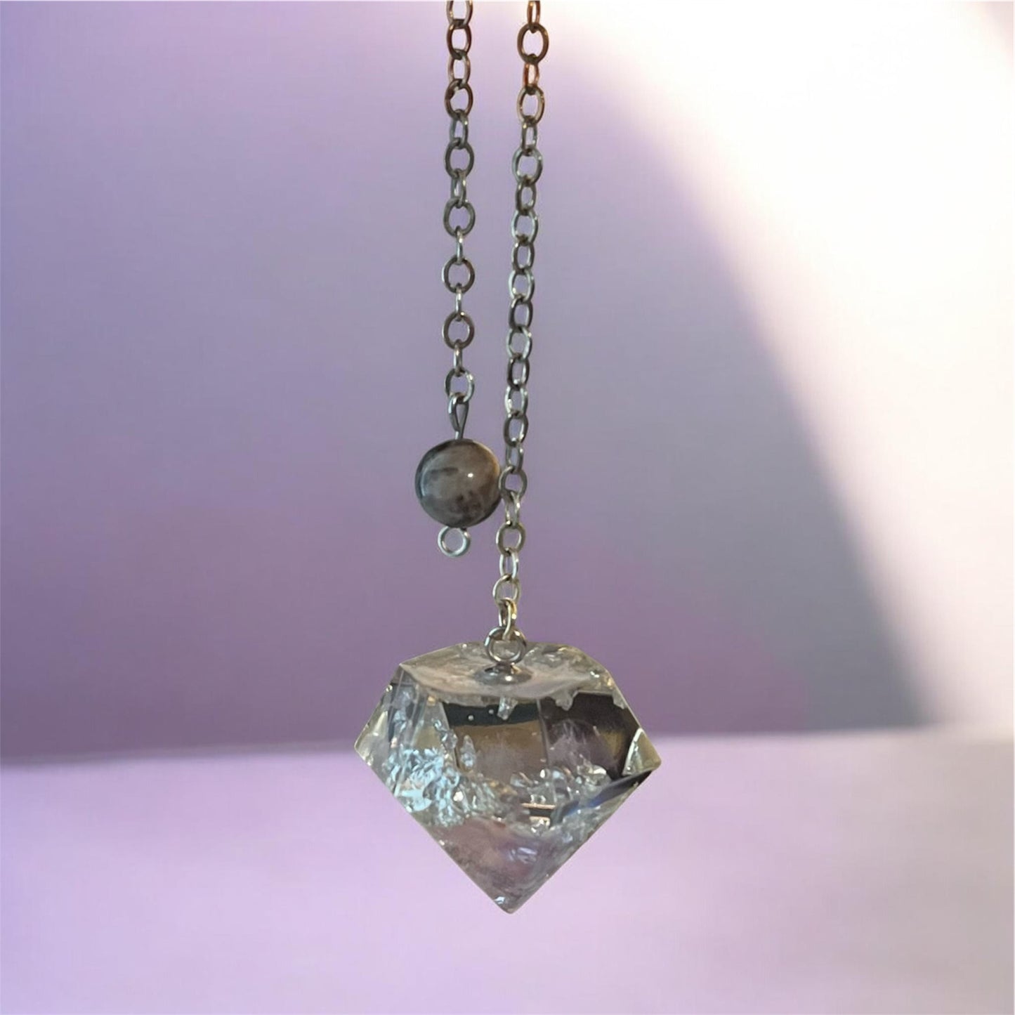 Large Clocks / Semi-Precious Stones in Resin