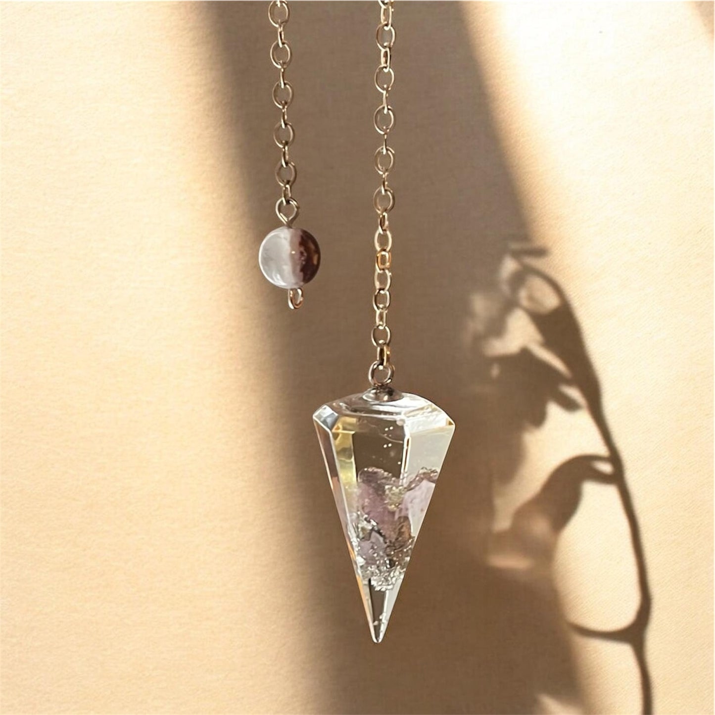 Long Clocks / Semi-Precious Stones in Resin