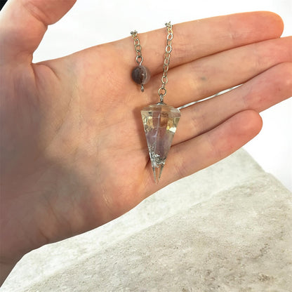 Long Clocks / Semi-Precious Stones in Resin