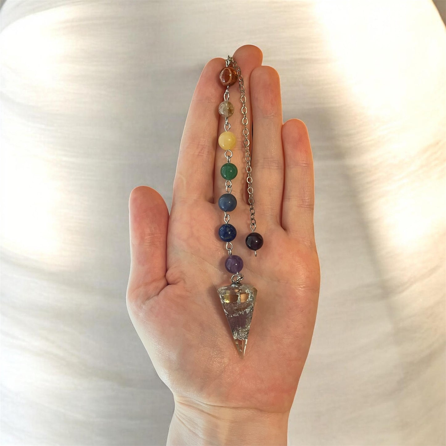 Long Clocks / Semi-Precious Stones in Resin