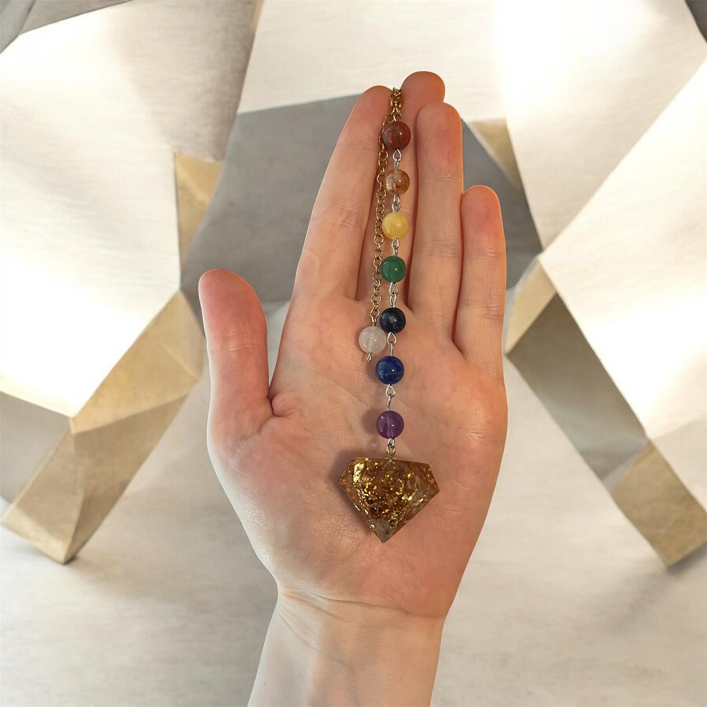 Large Clocks / Semi-Precious Stones in Resin