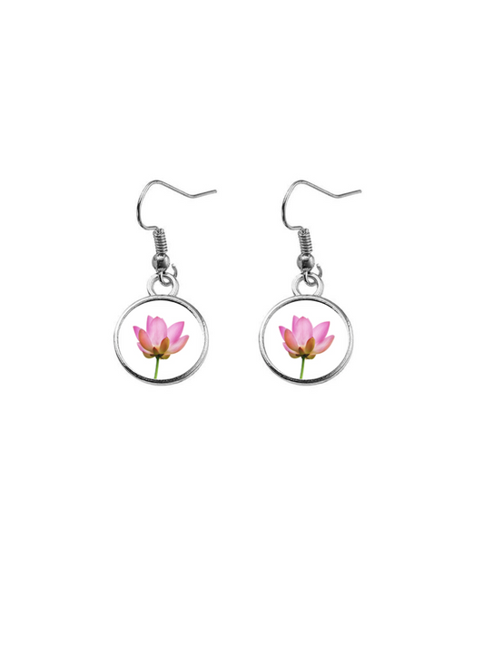 Boucles d'oreilles LOTUS 12mm