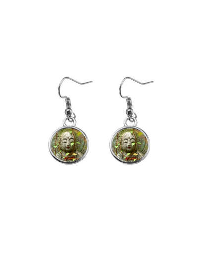 Boucles d'oreilles PETIT BOUDDHA 12mm