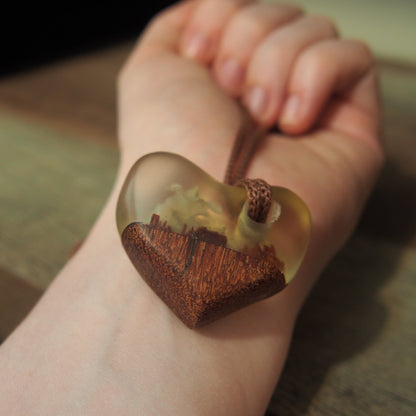 bijou artisanal bois resine style fait main