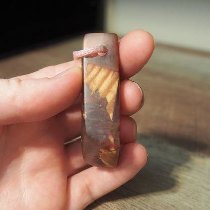 bijou bois et resine cadeau artisanal femme unique