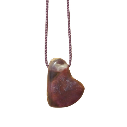 bijou coeur bois et resine artisan