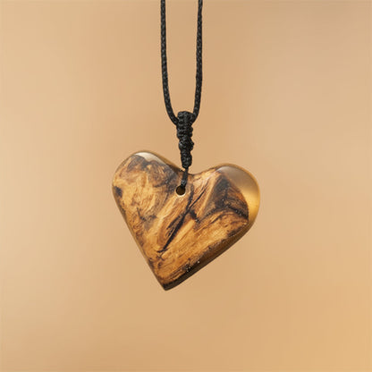 collier bois resine fait au quebec