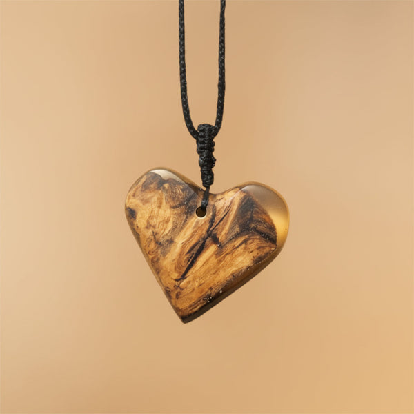 collier bois resine fait au quebec