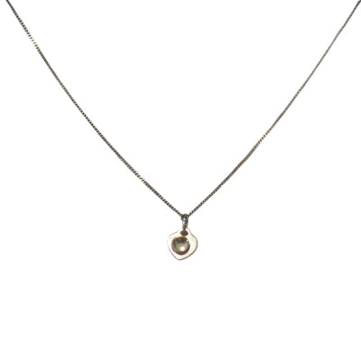 collier pour femme en argent cœur en citrine
