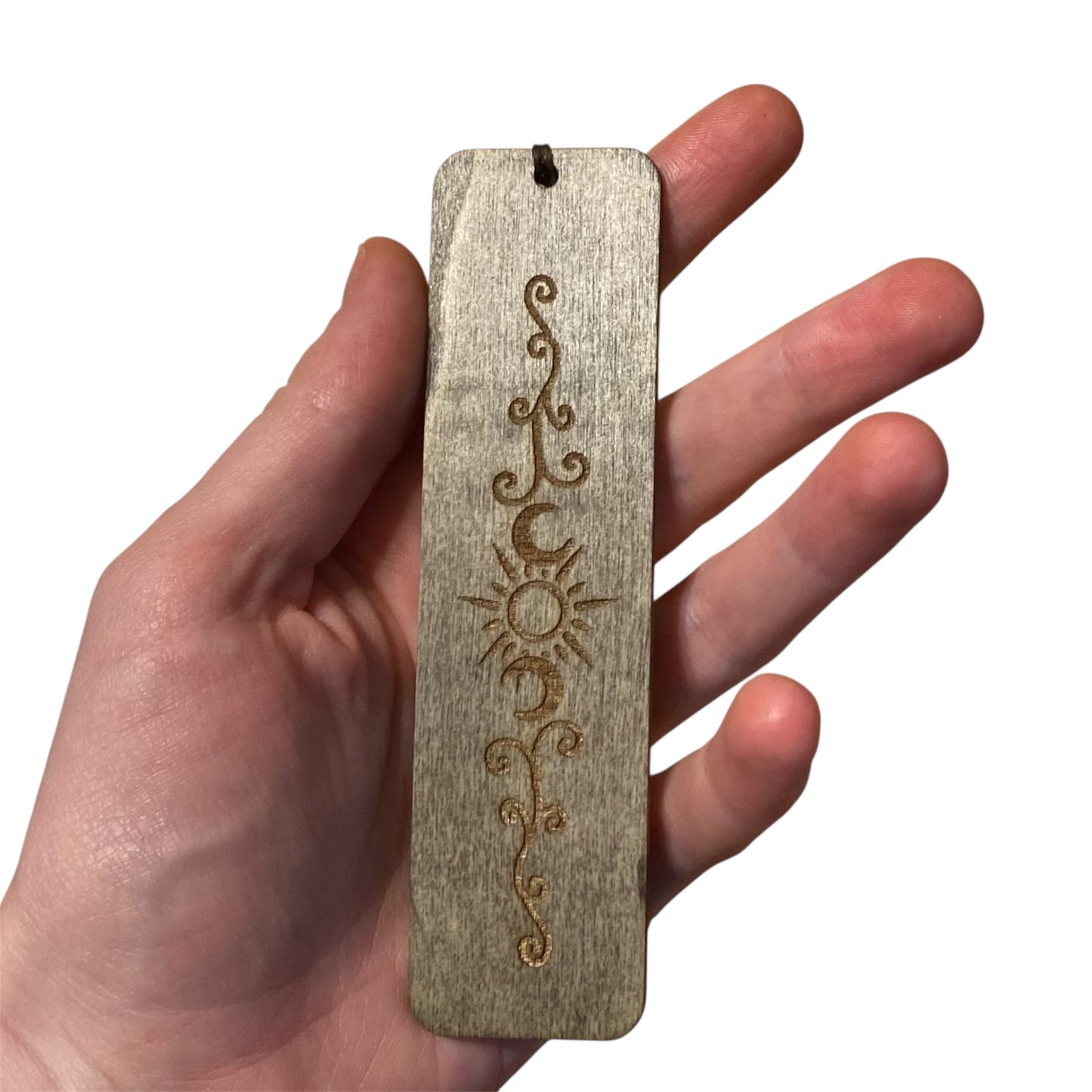 Marque-page Fleur de Lune & Soleil derrière