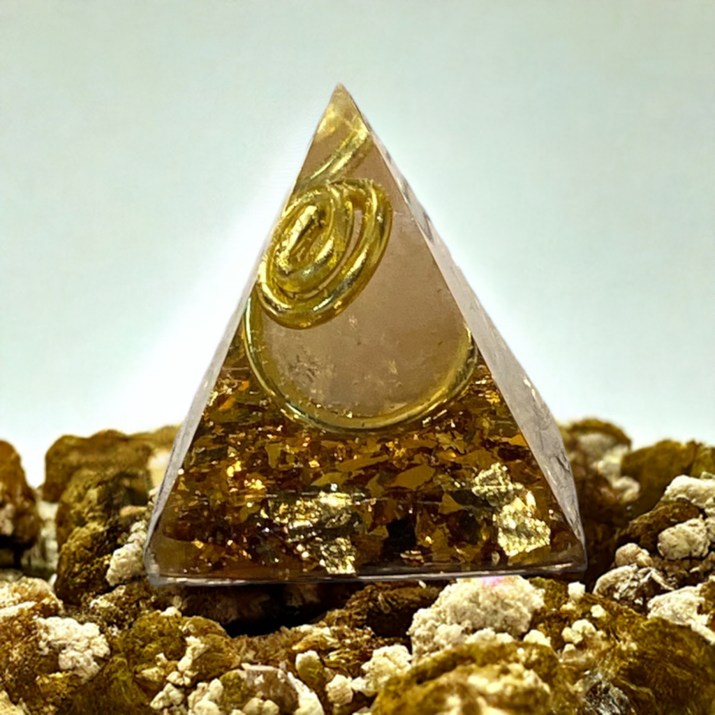 petite pyramide | pierre quartz rose magnifique