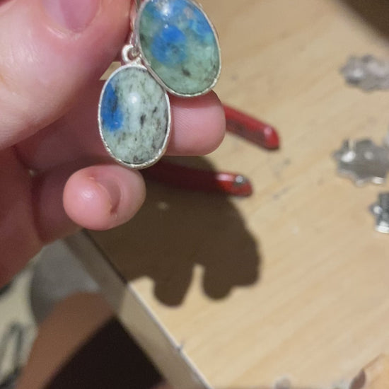 Boucle d'oreille K2 Jasper en Argent Sterling | Creationsjeanne
